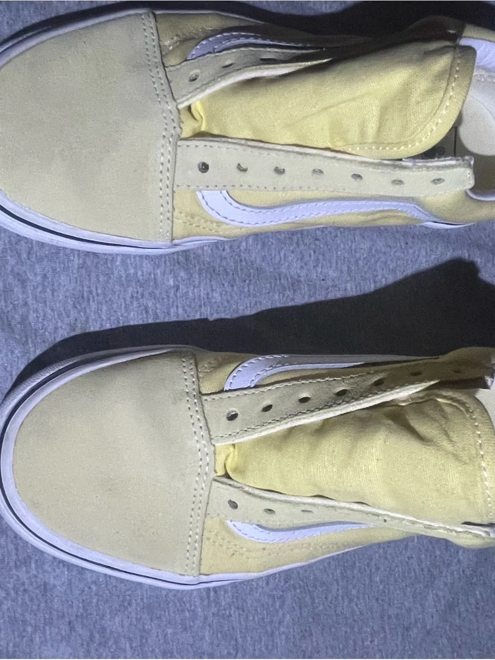 Vans Yellow men 4.5 Women 6 Suede Slip-On Sneakers